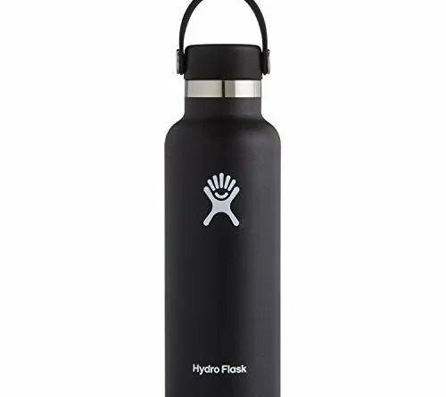 31jR2WRBiBL 500x445 - Hydro Flask Standard Mouth Water Bottle, Flex Cap - Multiple Sizes & Colors