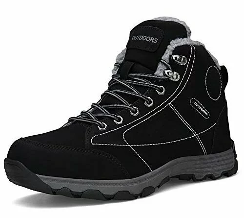 41MIzJJ6gJL 500x445 - TSIODFO Winter Mens Snow Boots Waterproof Outdoor Hiking Boots for Men
