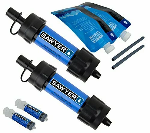51XX0FeiKgL - Sawyer Products SP126 Mini Water Filtration System, 2-Pack, Blue
