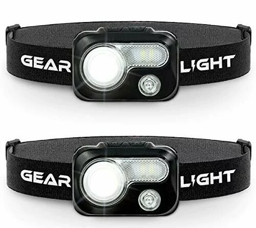 51viIg9suKL 500x445 - GearLight LED Headlamp Flashlight V500 [2 PACK] - Running, Camping, and Reading Head Lamp/Headlight - Perfect Headlamps with Red Light for Adults and Kids